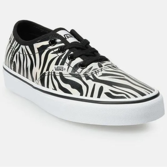 Vans Doheny Decon Metallic Zebra Black Sneaker Shoes womens SIZE 8.5 - Picture 2 of 5